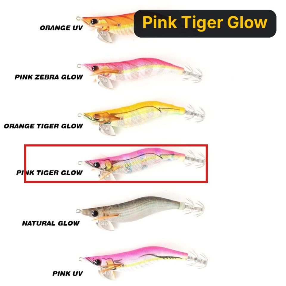 Ryuji Magic Squid 3.0# 10cm 15gr Kalamar Zokası Pink Tiger Glow