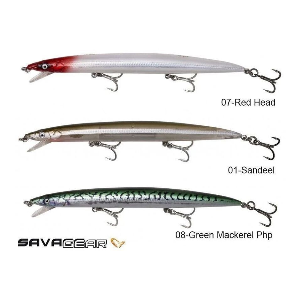 Savage gear MAG Sandeel Jerk minnow 210 44g SP Suni Yem 07-Green Mackerel Php