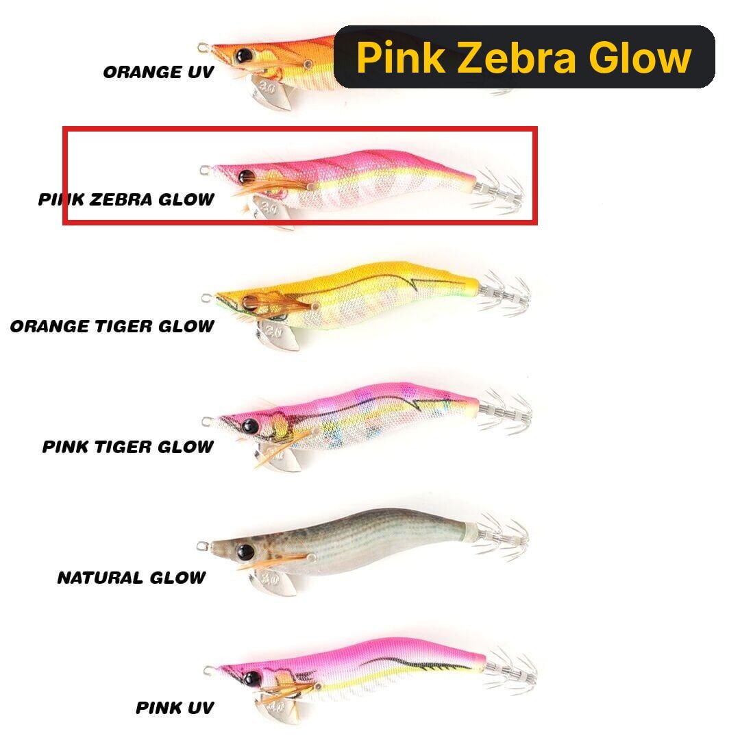 Ryuji Magic Squid 3.0# 10cm 15gr Kalamar Zokası Pink Zebra Glow