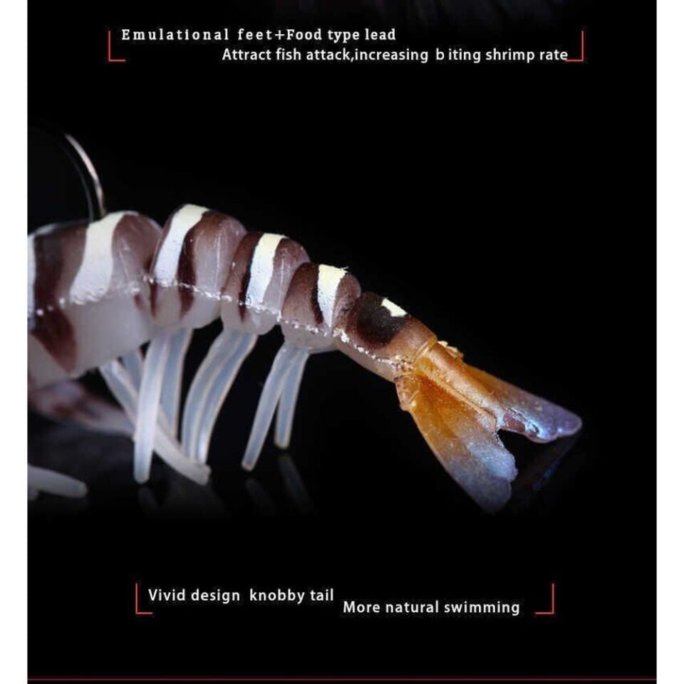 NaniwaOsakaShi Caridina Shrimp TPE Yumuşak Karides 5CM 3,5GR
