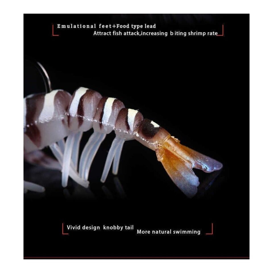 NaniwaOsakaShi Caridina Shrimp TPE Yumuşak Karides 5CM 3,5GR C026