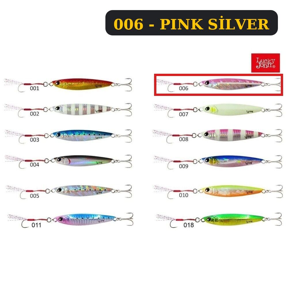 Lucky John Basara Jig Yem 5Gr 006 - PINK SİLVER