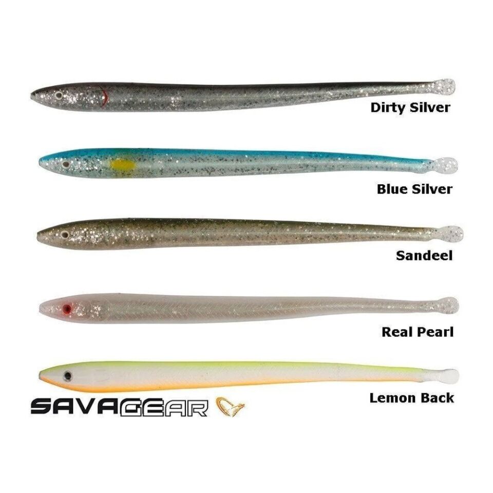 Savage gear LB Sandeel Slug 14 cm 6 Adet Suni Yem Dirty Silver
