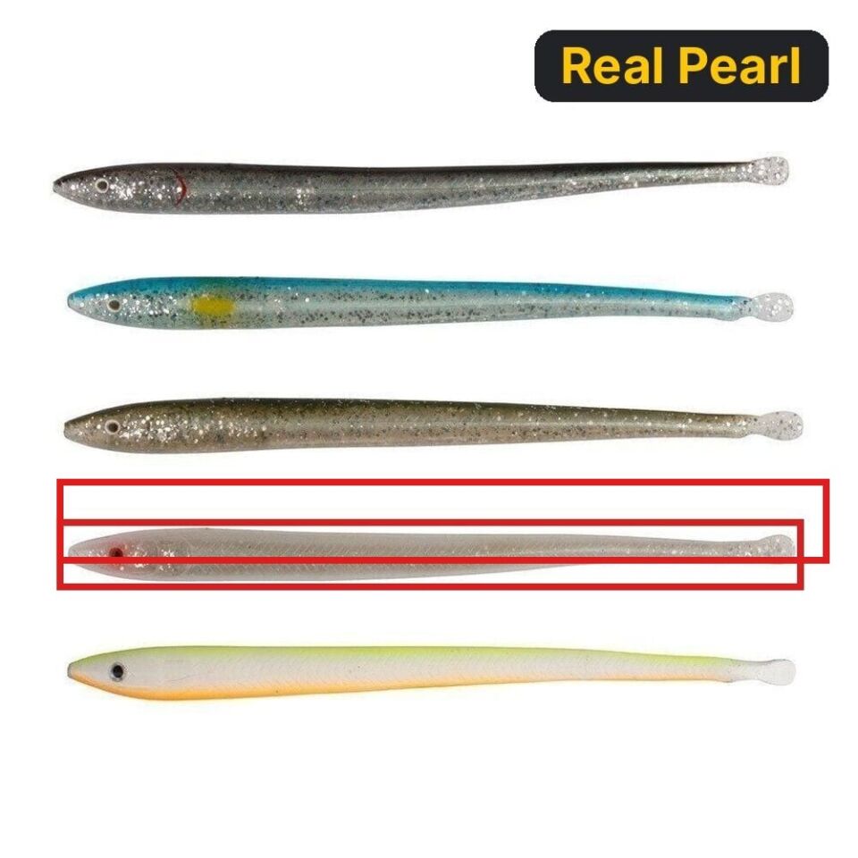 Savage gear LB Sandeel Slug 14 cm 6 Adet Suni Yem Real Pearl