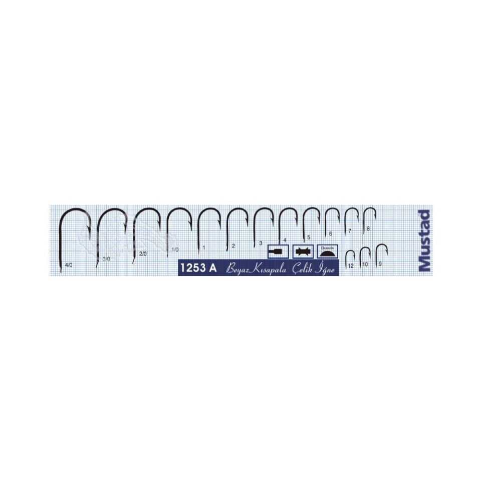 Mustad Olta İğnesi 1253A 100lü