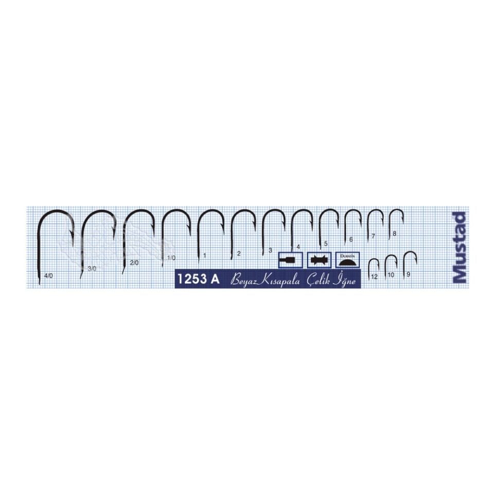 Mustad Olta İğnesi 1253A 100lü 4