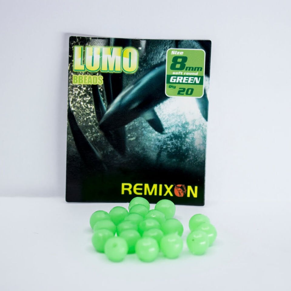 Remixon 8mm Yeşil Yuvarlak Soft Silikon Boncuk (20Adet)
