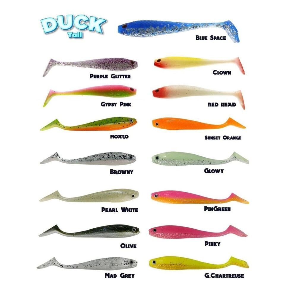 Fujin Duck Tail 9cm Silikon Balık