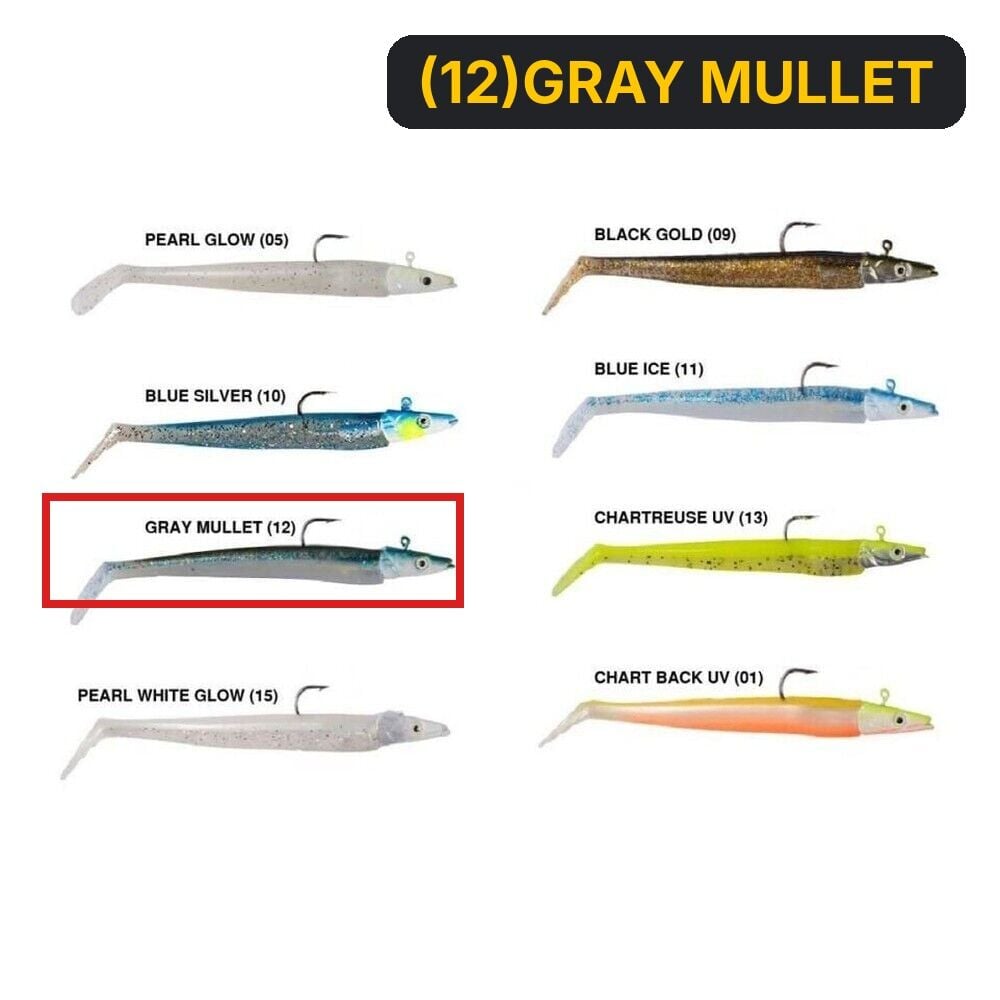 Ryuji Snake Shad 12cm 16gr (12)GRAY MULLET