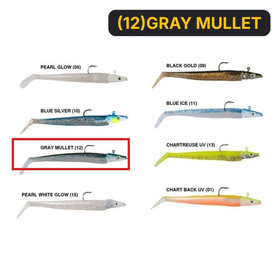 Ryuji Snake Shad 12cm 16gr (12)GRAY MULLET