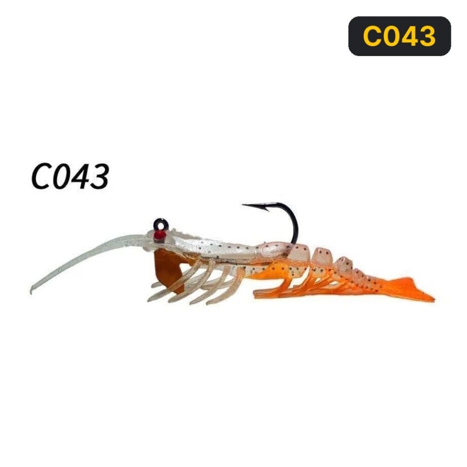 NaniwaOsakaShi Caridina Shrimp TPE Yumuşak Karides 7.62 cm 6.5 gr C043