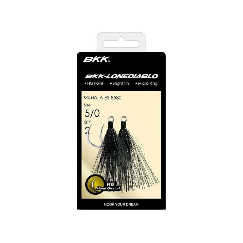 BKK Lone Diablo BT- Black Bucktail Olta İğnesi