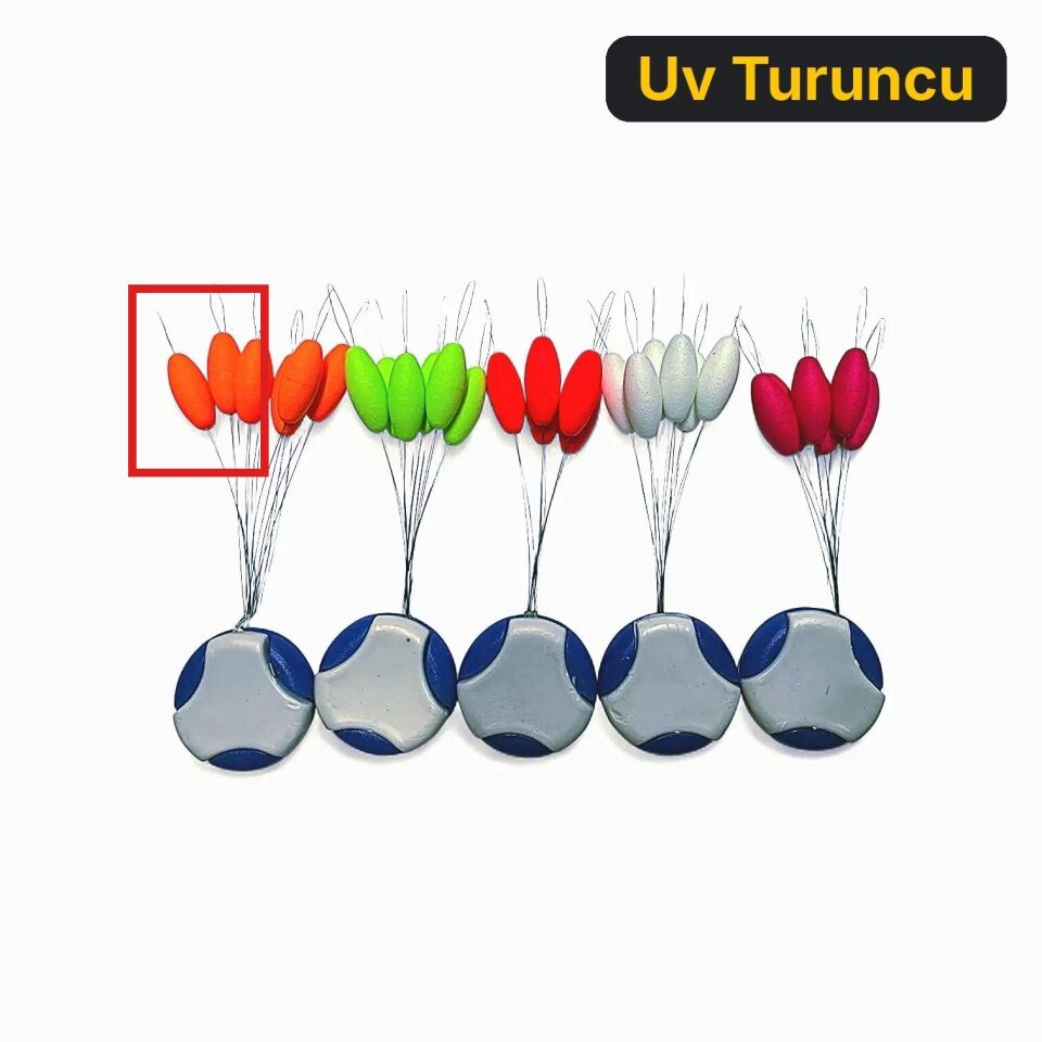 Anchor Stoperli UV Yem Yüzdürücü Large Uv Turuncu
