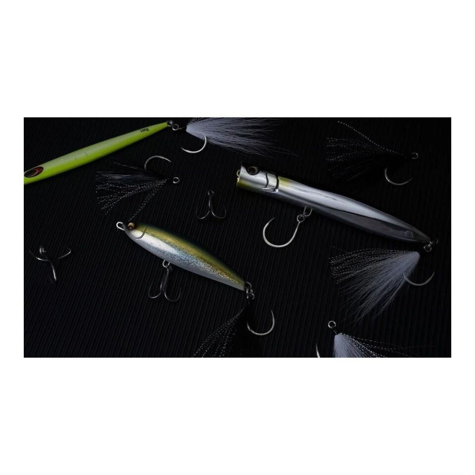 BKK Lone Diablo BT- Black Bucktail Olta İğnesi 4/0