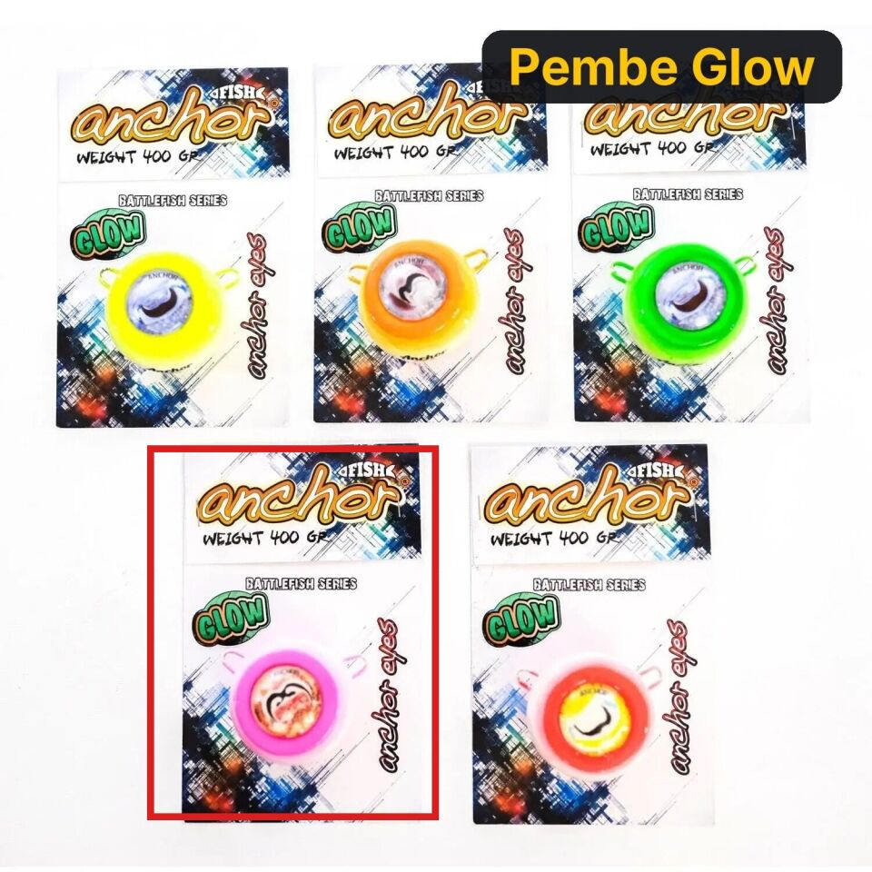 Anchor Melek Gözü Glow 200 gr Pembe Glow