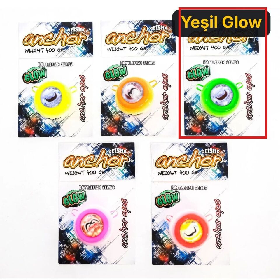 Anchor Melek Gözü Glow 150 gr Yeşil Glow