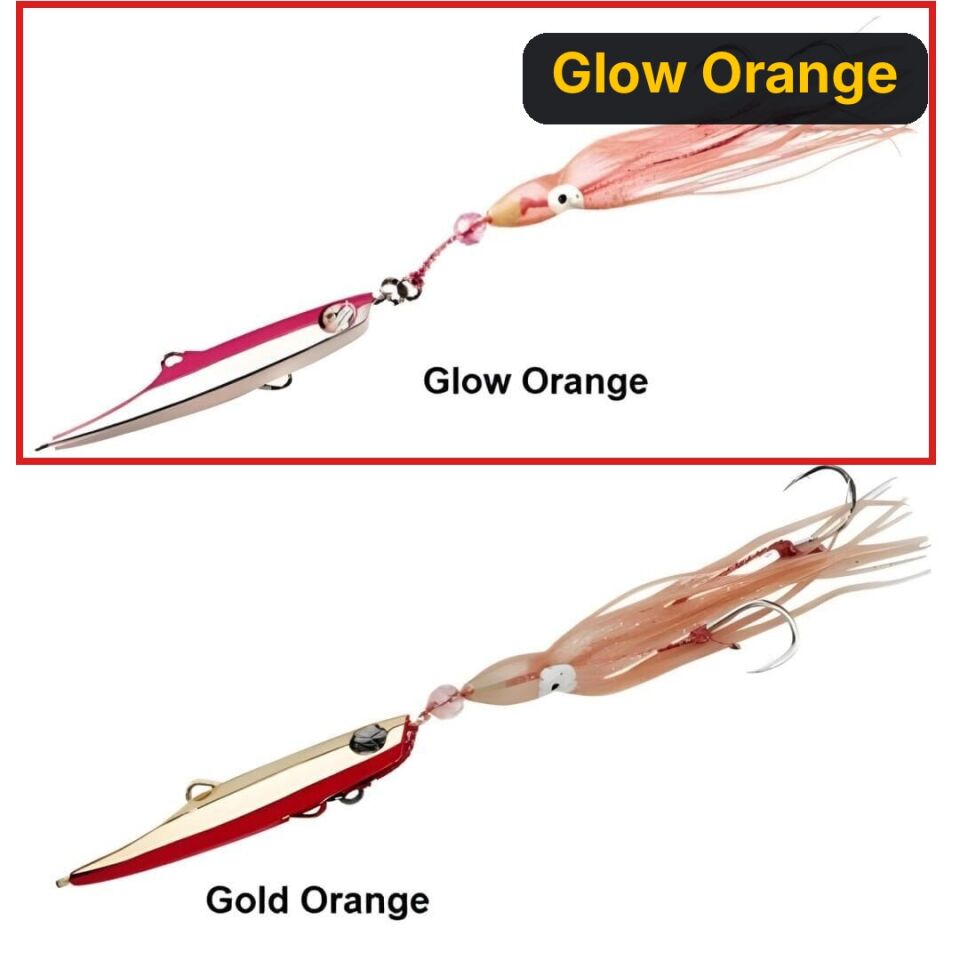 Daiwa Pirates 150gr Jig Yem Glow Orange