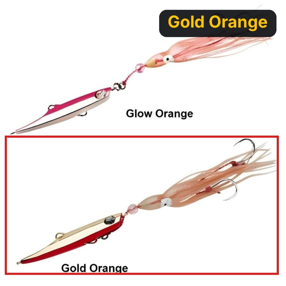 Daiwa Pirates 150gr Jig Yem Gold Orange