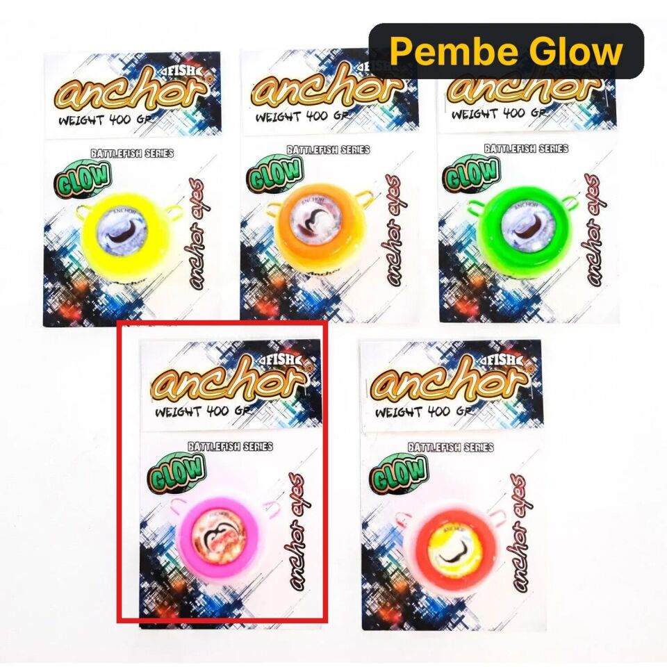 Anchor Melek Gözü Glow 150 gr Pembe Glow