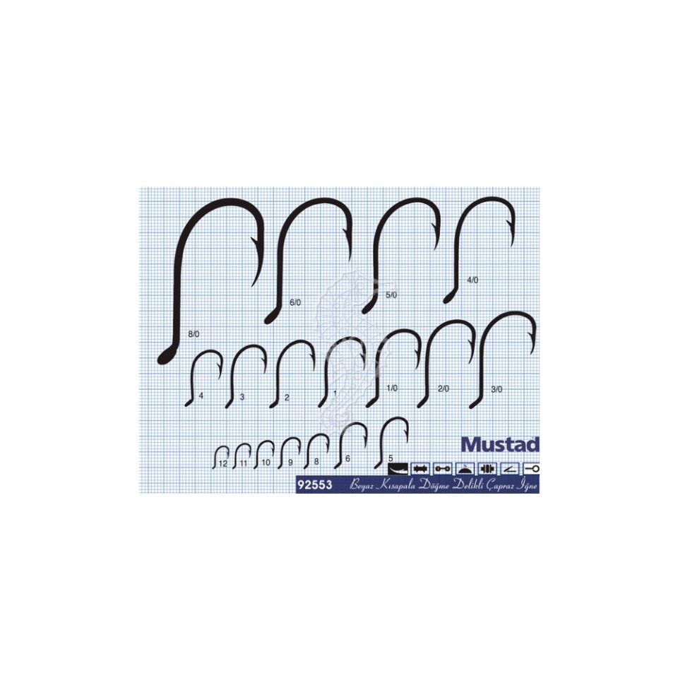 Mustad Olta İğnesi 92553 25li