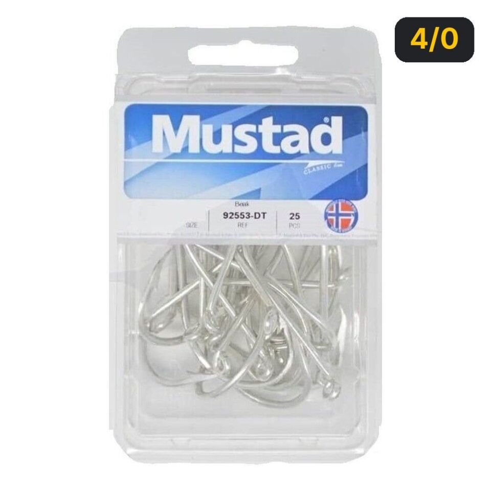 Mustad Olta İğnesi 92553 25li 4/0