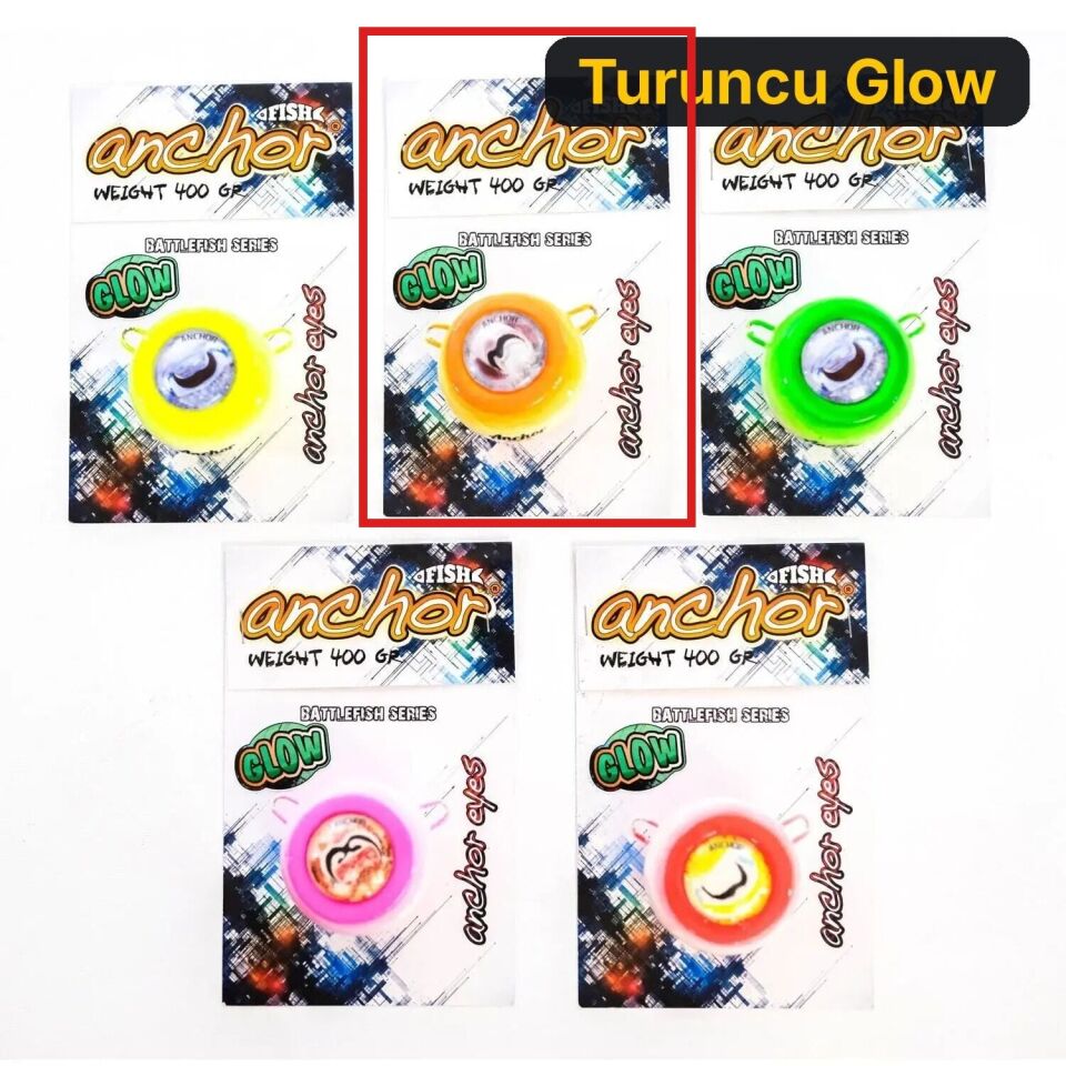 Anchor Melek Gözü Glow 150 gr Turuncu Glow