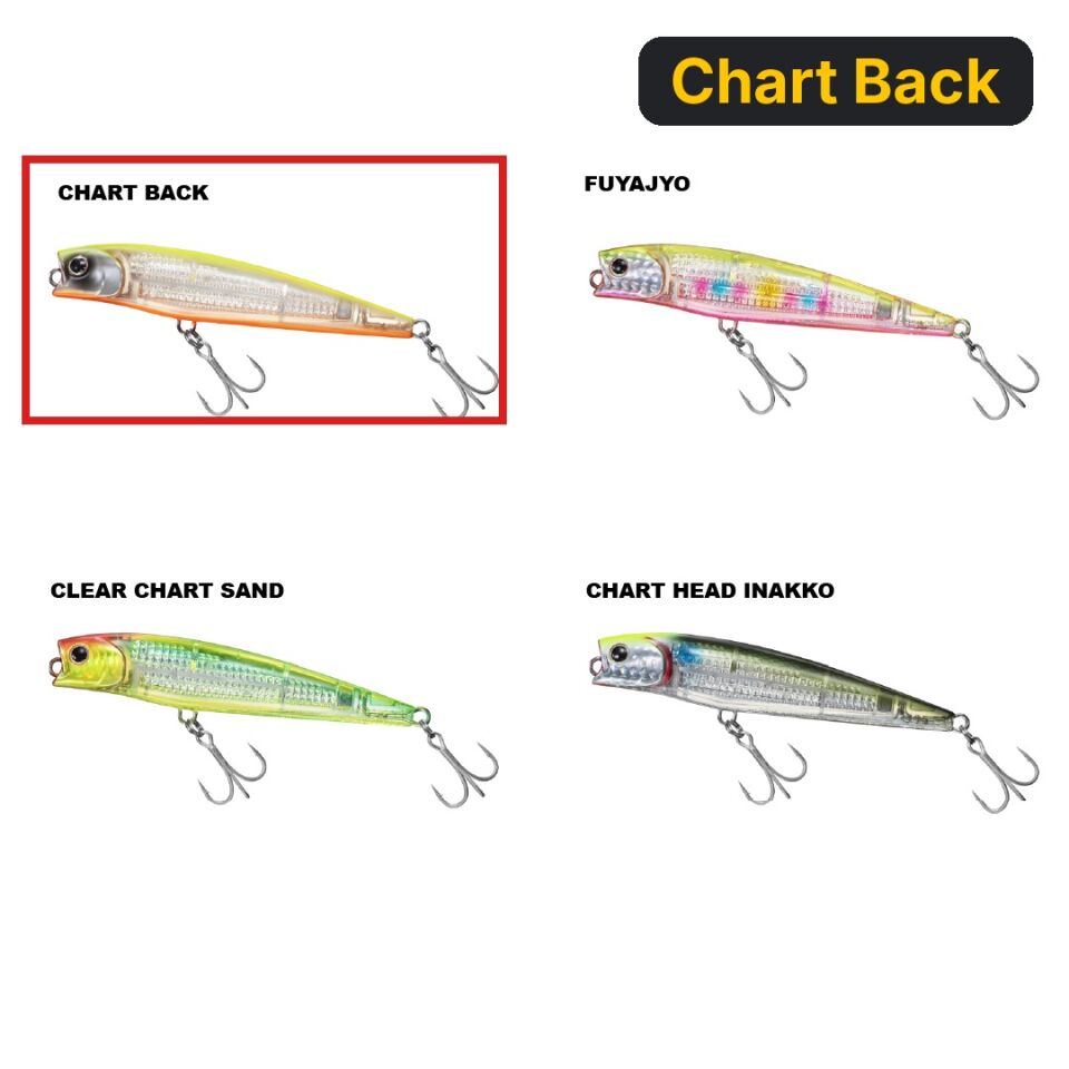 Daiwa Morethan Salt Pencil Laser Impact 110F Maket Yem Chart Back