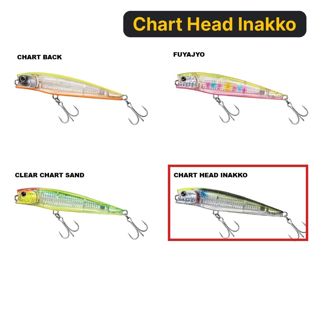 Daiwa Morethan Salt Pencil Laser Impact 110F Maket Yem Chart Head Inakko