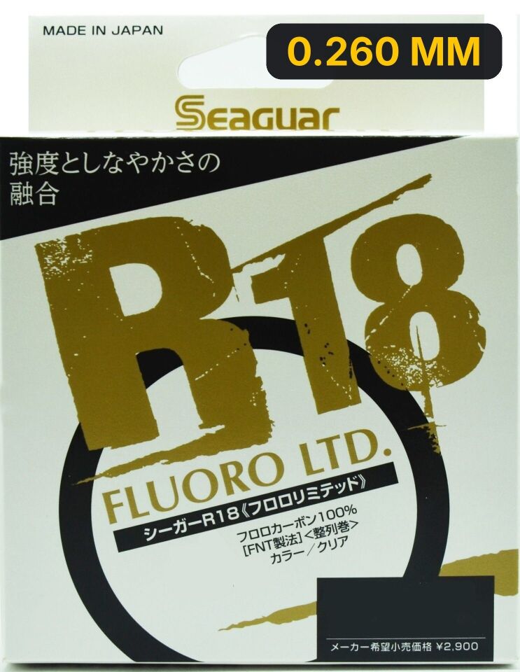 Seaguar R18 Fluoro LTD %100 Fluoro Carbon Misina 100mt 0.260 MM