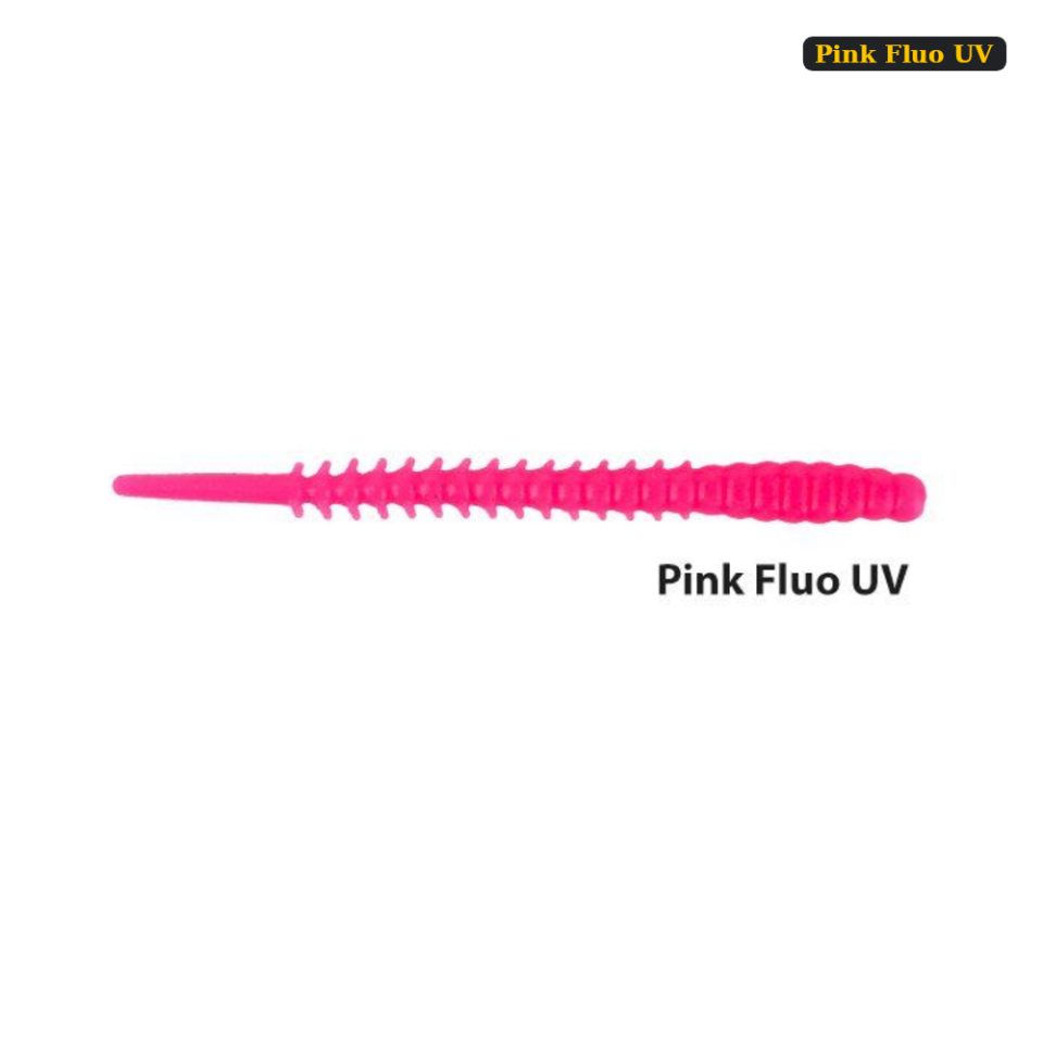 Fujin Bio Worm 6cm Floating Sıvılı Kokulu LRF Silikonu Pink Fluo UV