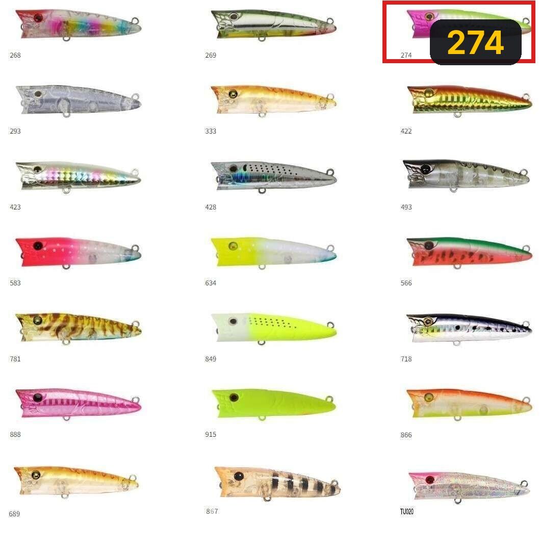 Zipbaits Popper 68mm Su Üstü Poping 8.3gr Maket Balık 274