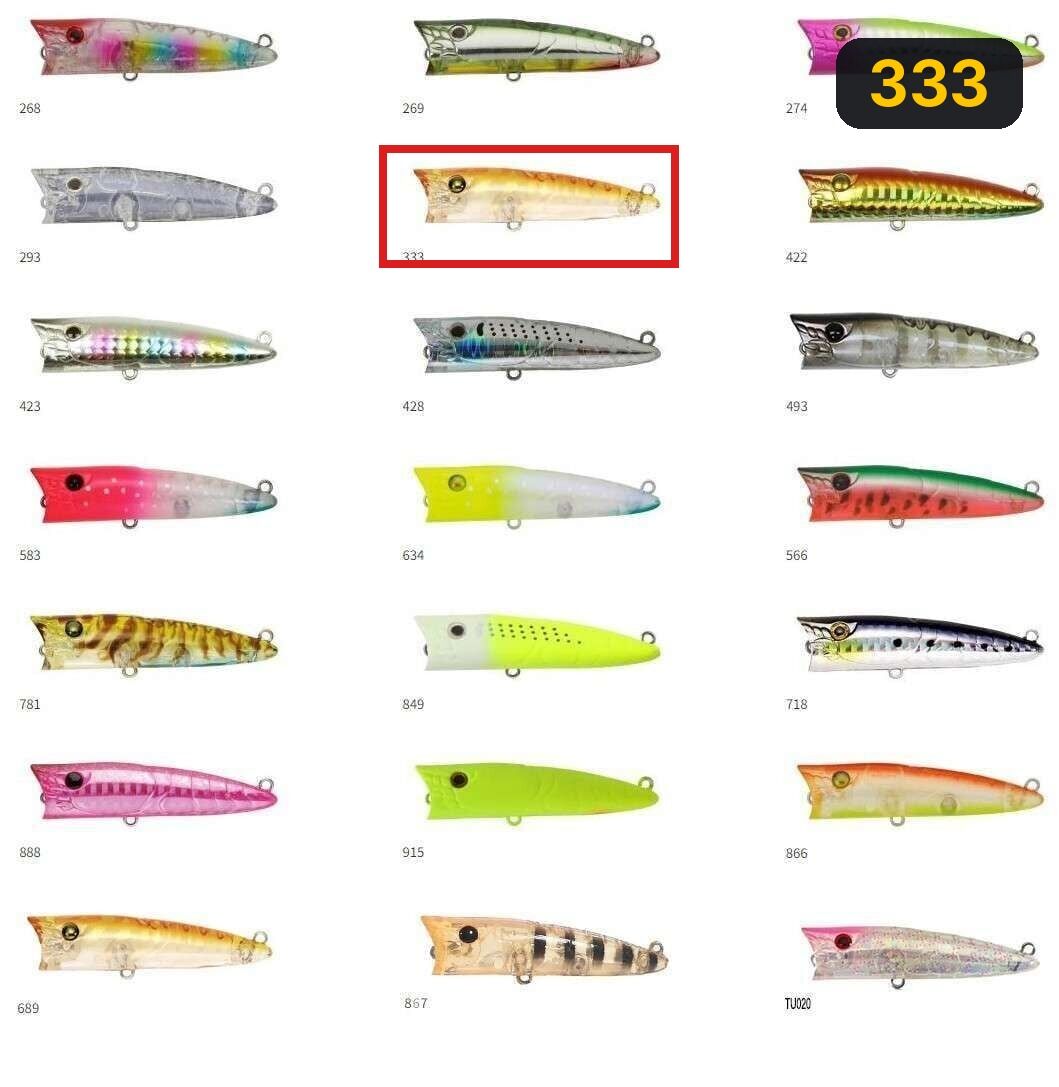 Zipbaits Popper 68mm Su Üstü Poping 8.3gr Maket Balık 333