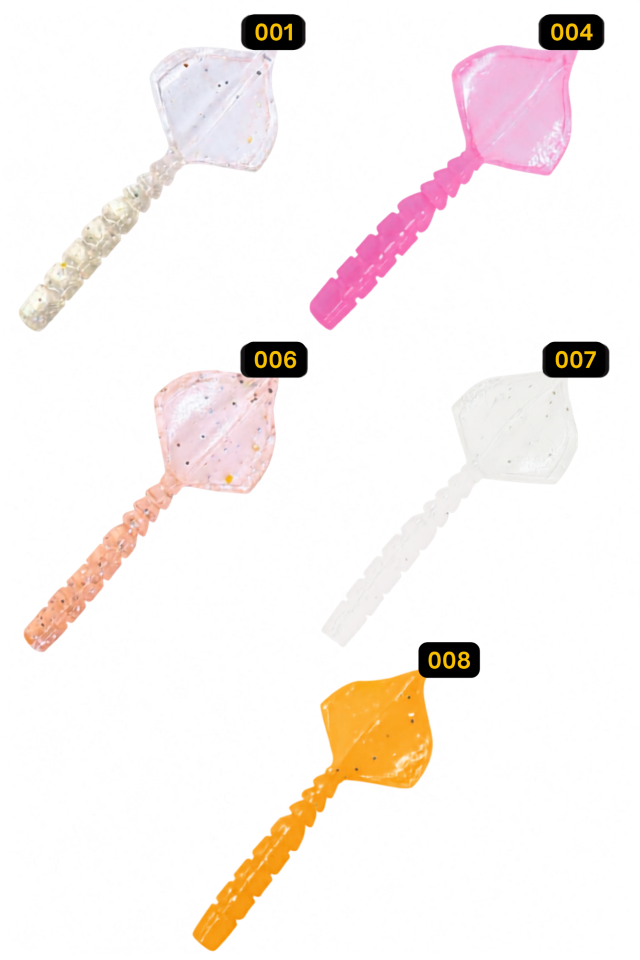 Mustad Aji Worm Hila-Hila Sahte Kurt 4cm 15'li