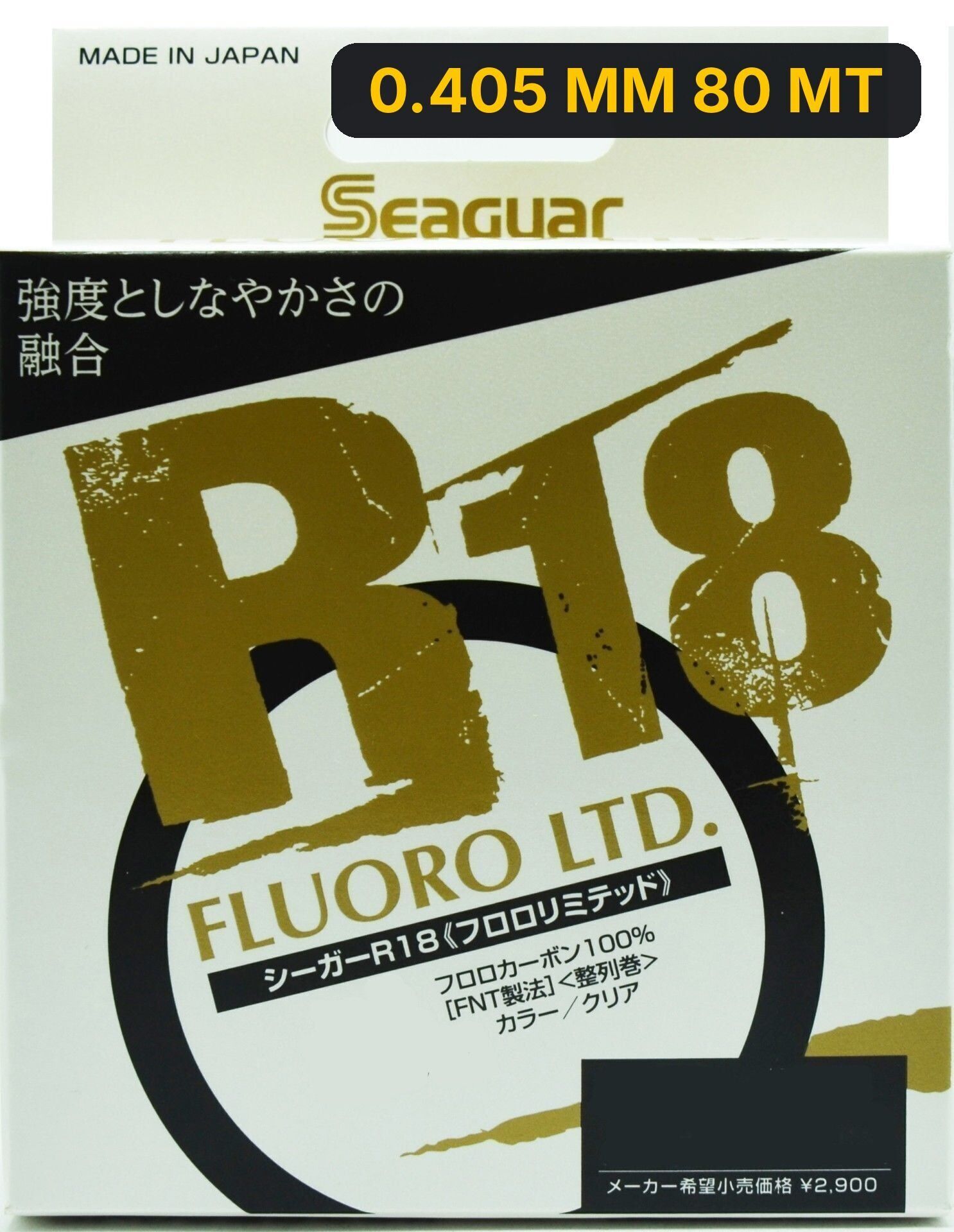 Seaguar R18 Fluoro LTD %100 Fluoro Carbon Misina 100mt 0.405 MM 80 MT