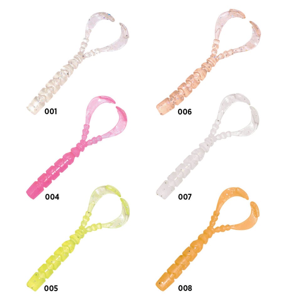 Mustad Aji Worm Chiki-Chiki Sahte Kurt 4CM 12'Lİ