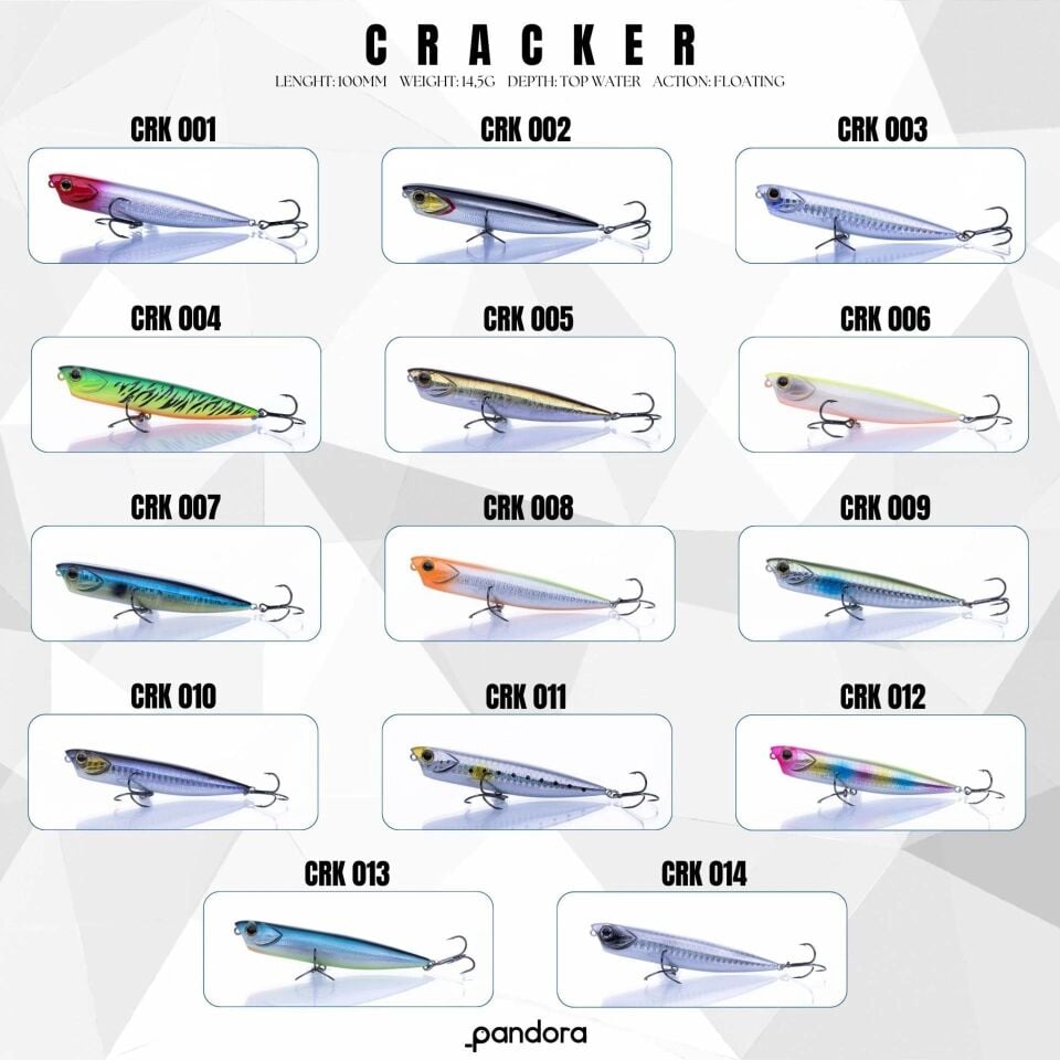 Pandora Cracker 100 MM 14,5 G Maket Balık