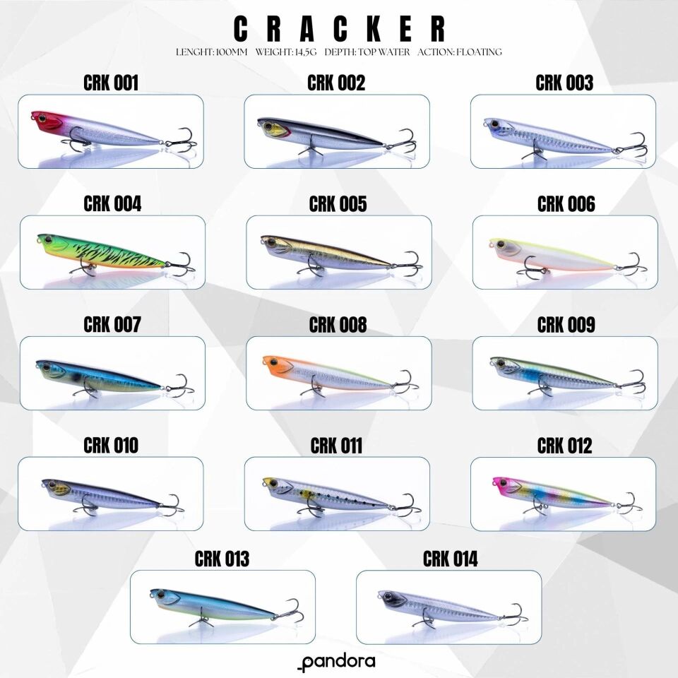 Pandora Cracker 100 MM 14,5 G Maket Balık CRK002