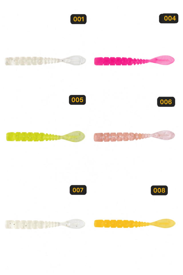 MustadMustad Aji Worm Fla-Fla Sahte Kurt 5CM - 15Lİ