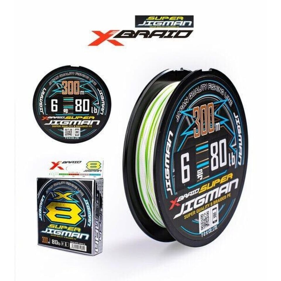 Ygk X013 Süper Jigman Pe X8 300M Multicolor İp Misina