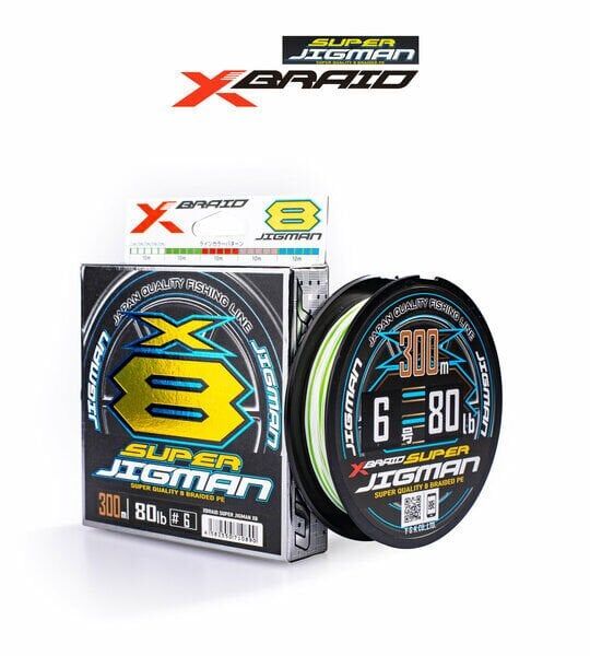 Ygk X013 Süper Jigman Pe X8 300M Multicolor İp Misina