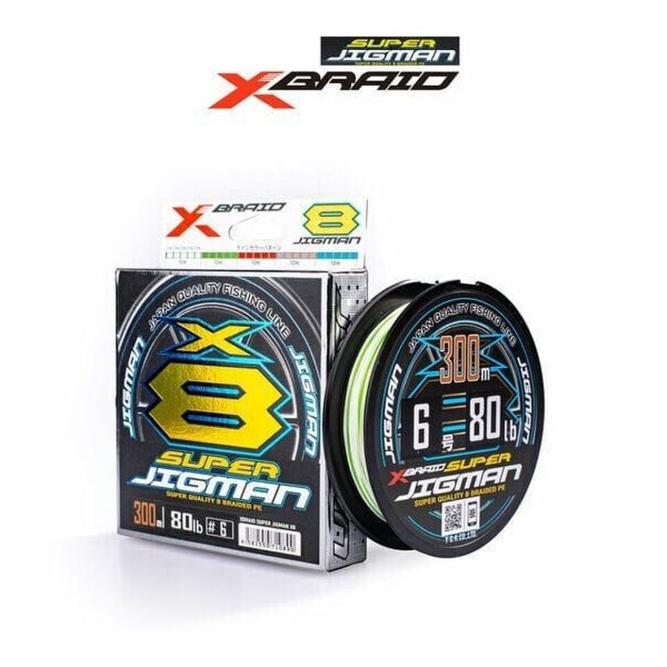 Ygk X013 Süper Jigman Pe X8 300M Multicolor İp Misina
