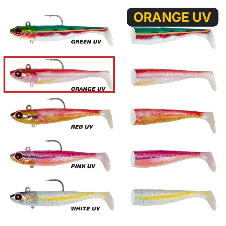 Seabor Deep Fake 150GR 2+1 Silikon Yem ORANGE UV