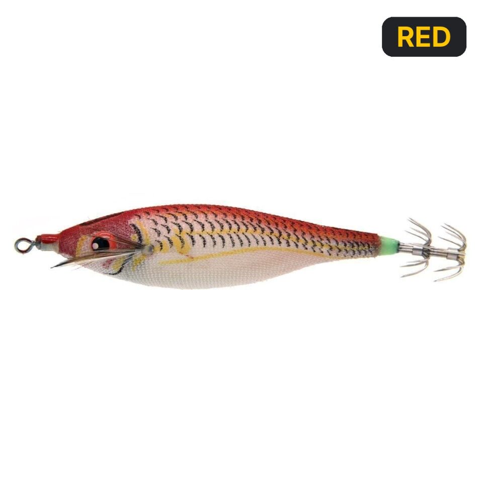 DTD Trlja Squıd Jig 2.5 7Cm 10Gr Glow Kalamar Zokası RED