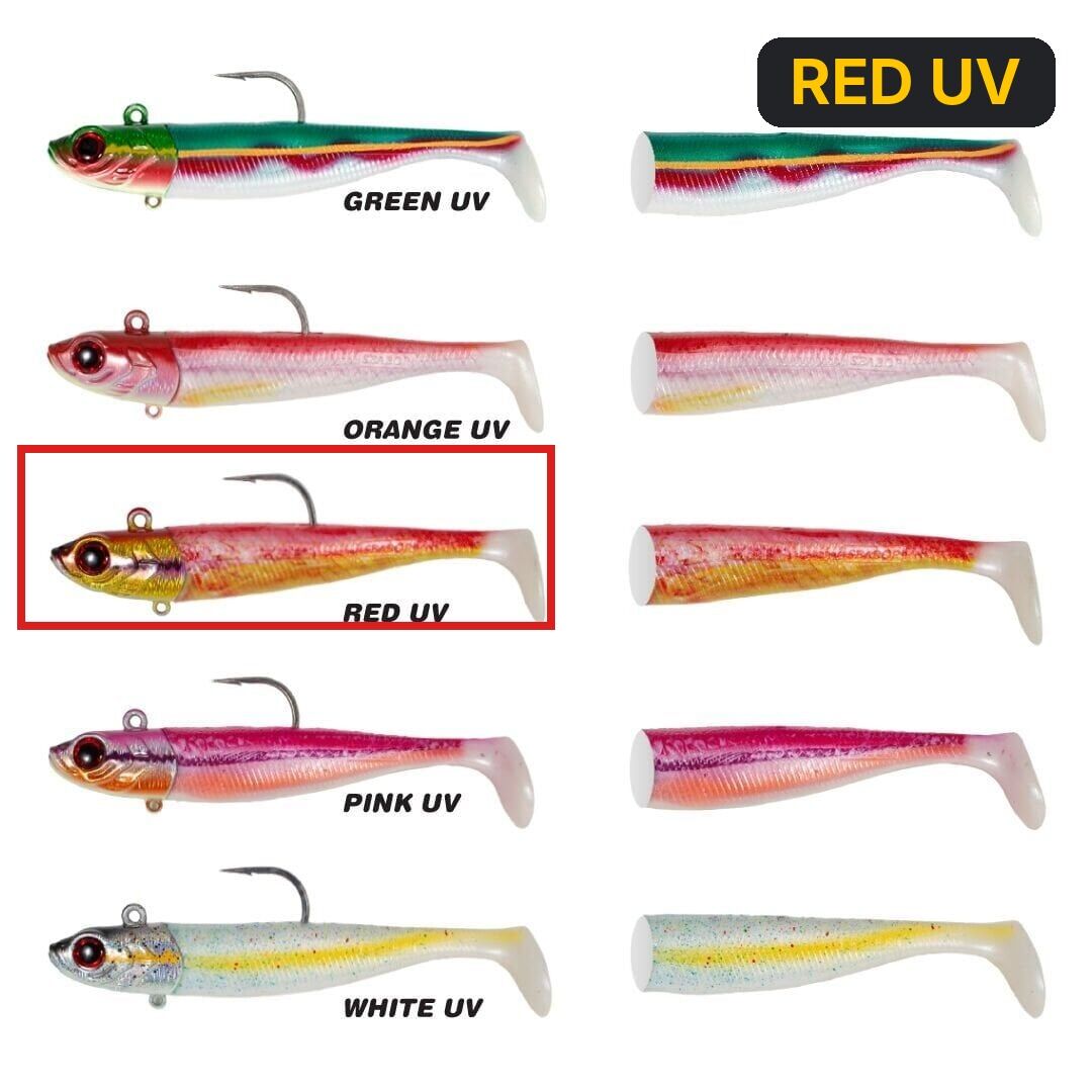 Seabor Deep Fake 150GR 2+1 Silikon Yem RED UV