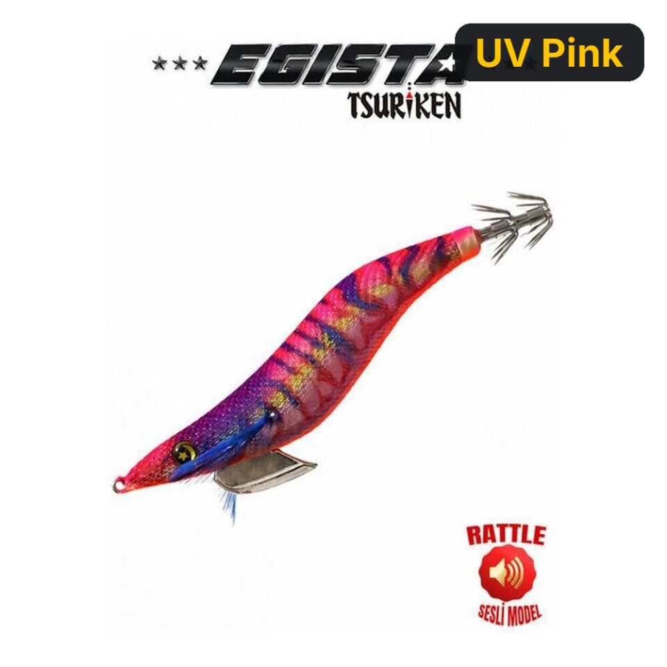 Egista Rattle 3.0 - 16g Kalamar Zokası UV Pink