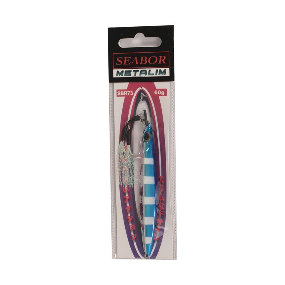 Seabor Metalim Jig 100GR Zebra Glow