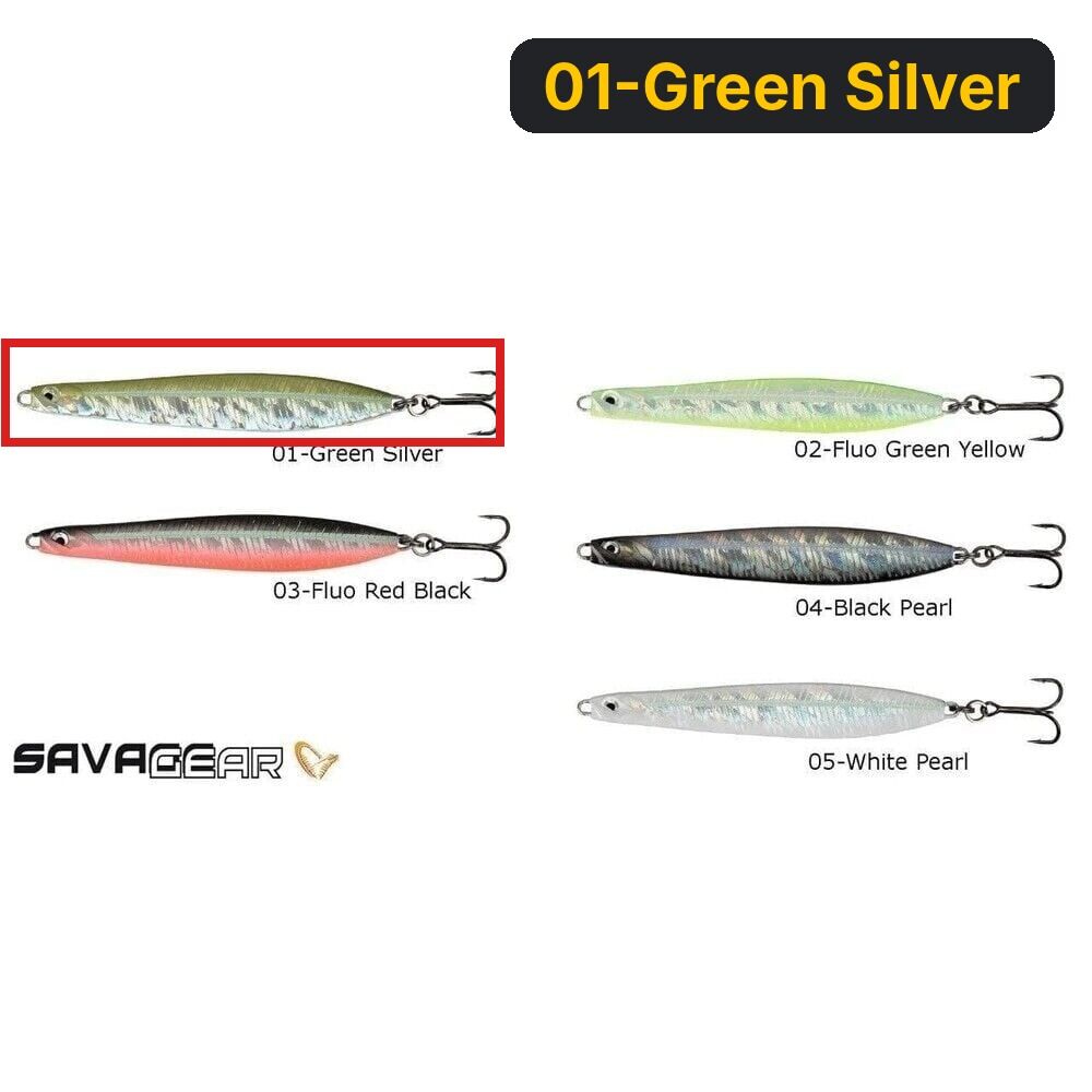 Savage gear Seeker Isp 102mm 28g Sahte Balık 01-Green Silver
