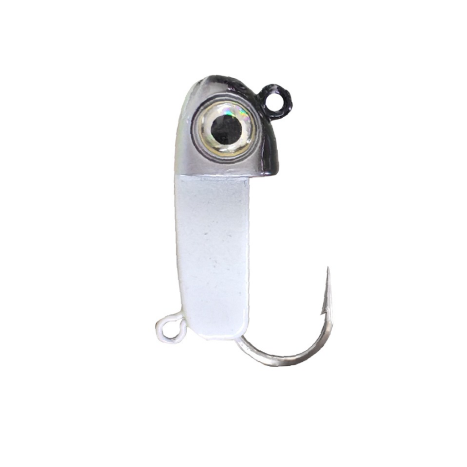 Seabor Lily Shad 60gr Jig Head (2 ad) Whıte Glow