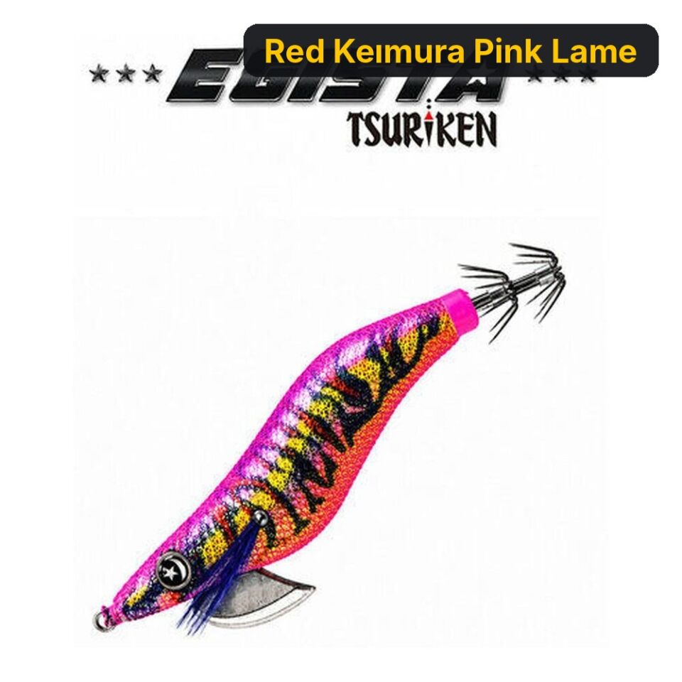 Egista Shallow 3.0 - 15g Kalamar Zokası Red Keımura Pink Lame