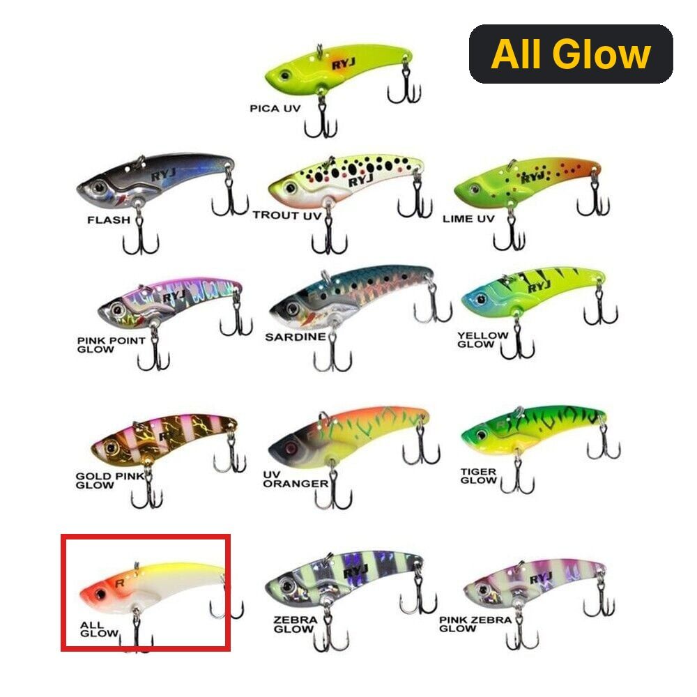Ryuji Mirror Vib 4gr / 3.5cm Jig Yem All Glow